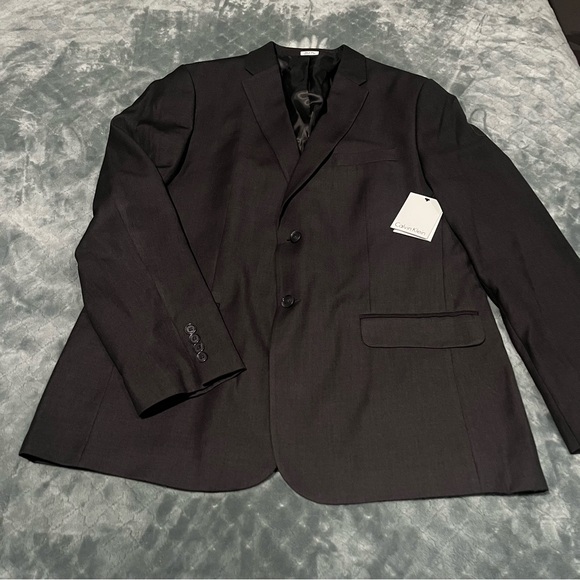 NWT Calvin Klein Charcoal Men's Blazer XXL‎ Career Interview Business
